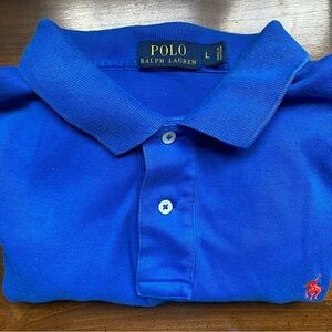Ralph Lauren Men's Blue Polo Shirt L